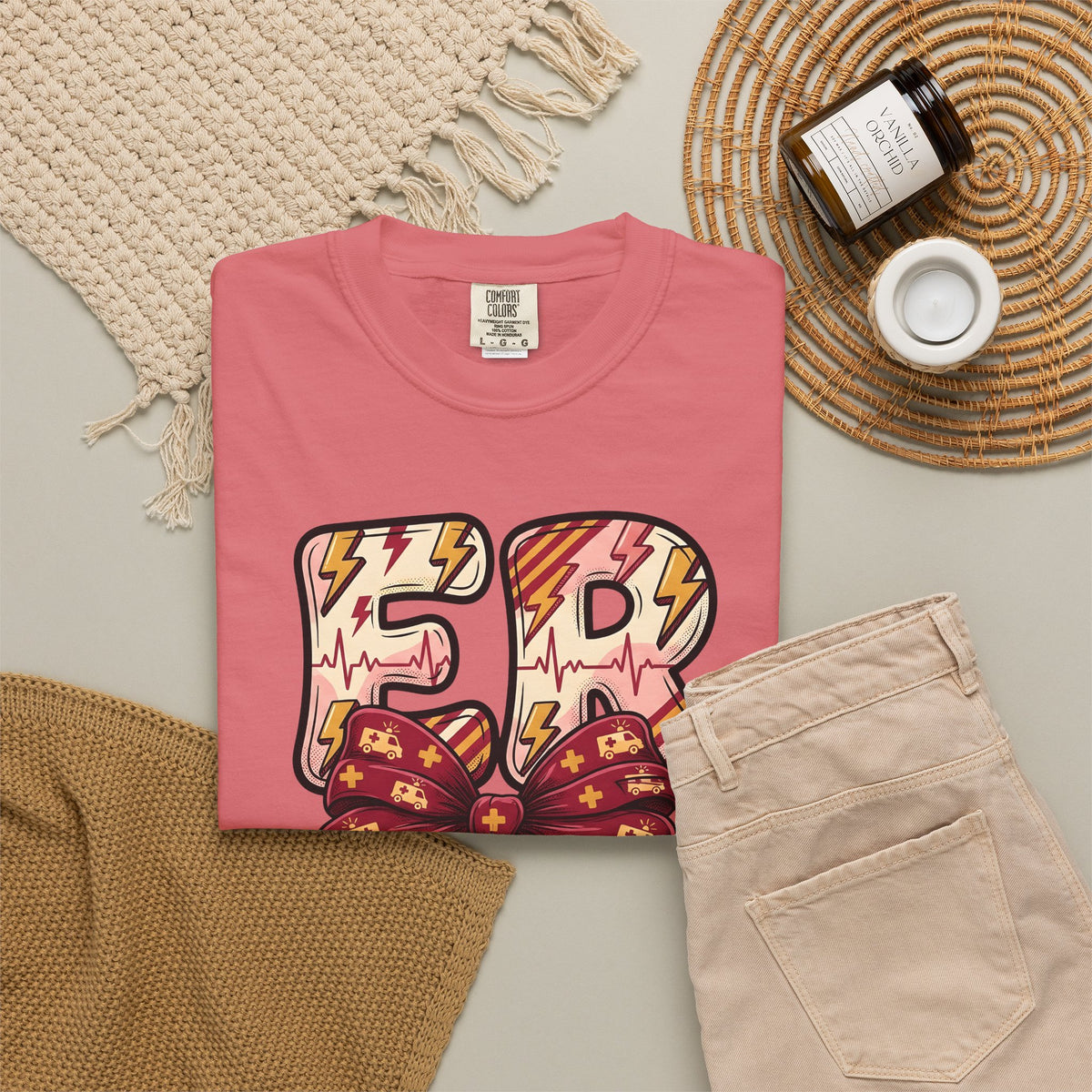 Medical Hair Bow T-Shirt Nurse Wellness Gift Women Illustrated T-Shirt Hair Bow T-Shirt Nursing Enthusiast Illustrated T-Shirt Health Graphic