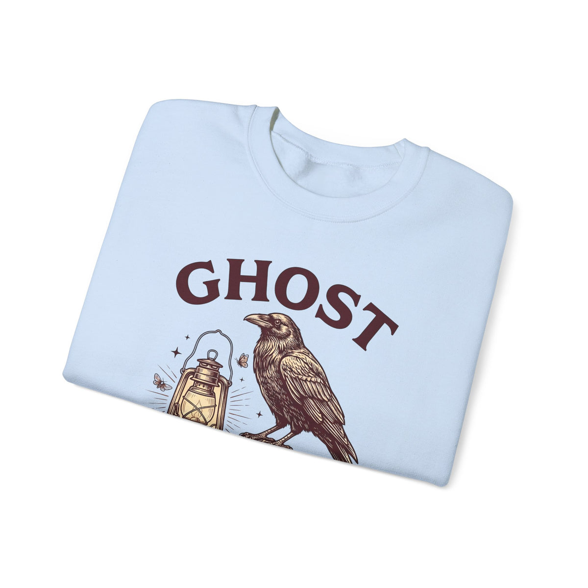 Dark Bird Lantern Sweatshirt Gothic Autumn Gift Women Old School Sweatshirt Lantern Sweatshirt Dark Fan Retro Sweatshirt Fall Graphic Cartoon Log Post Sweatshirt