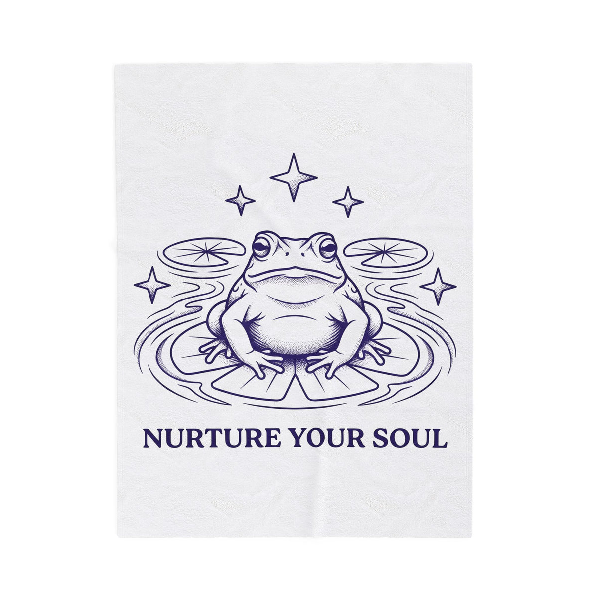 Frog Lotus Bloom Blanket Boho Chic Wellness Gift Women Gypsy Blanket Toad Blanket Bohemian Enthusiast Bohemian Blanket Mindful Graphic Classic
