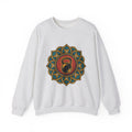 Kettlebell Mandala Sweatshirt Sports Fitness Gift Women Boho Sweatshirt Kettlebell Sweatshirt Athlete Enthusiast Hippie Sweatshirt Workout Graphic Vintage