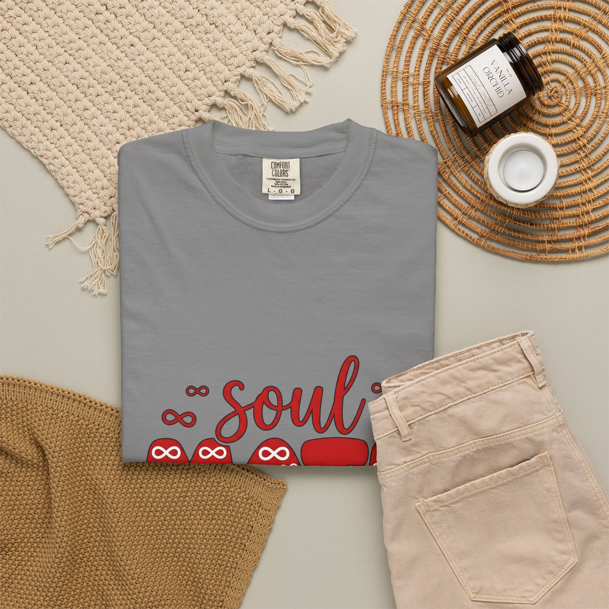 Soulmate Phrase T-Shirt St. Valentine's Day Pairs Gift Women Cute T-Shirt Soulmate T-Shirt Valentine Fan Adorable T-Shirt Couples Graphic Clean