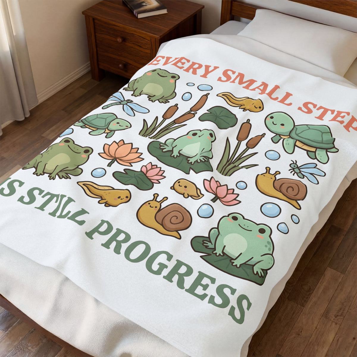 Frog Turtle Snail Blanket Motivation Nature Gift Women Cartoon Blanket Amphibian Blanket Inspirational Enthusiast Comic Blanket Environmental