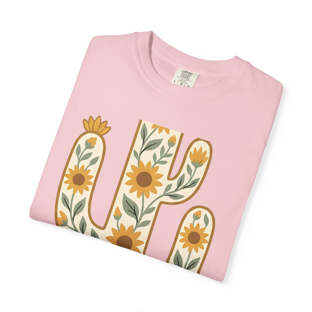 Prickly Flower T-Shirt Cowgirl Cowboy Gift Women Vintage T-Shirt Thorn T-Shirt Rancher Fan Retro T-Shirt Rodeo Graphic Sketch Sunflower T-Shirt