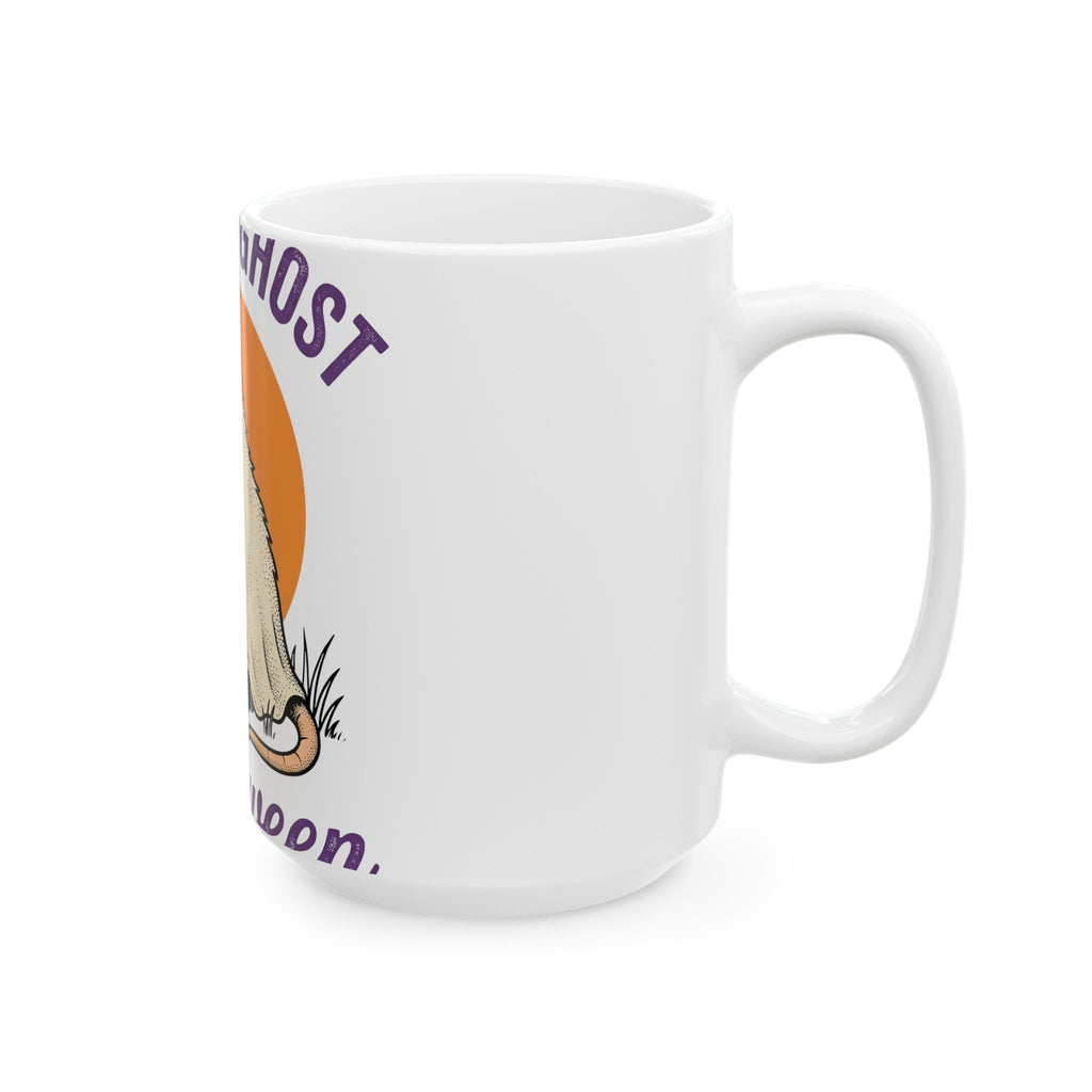 Possum Phantom Mug Halloween Creatures Gift Women Classic Mug Opossum Mug Spooky Fan Vintage Mug Monster
