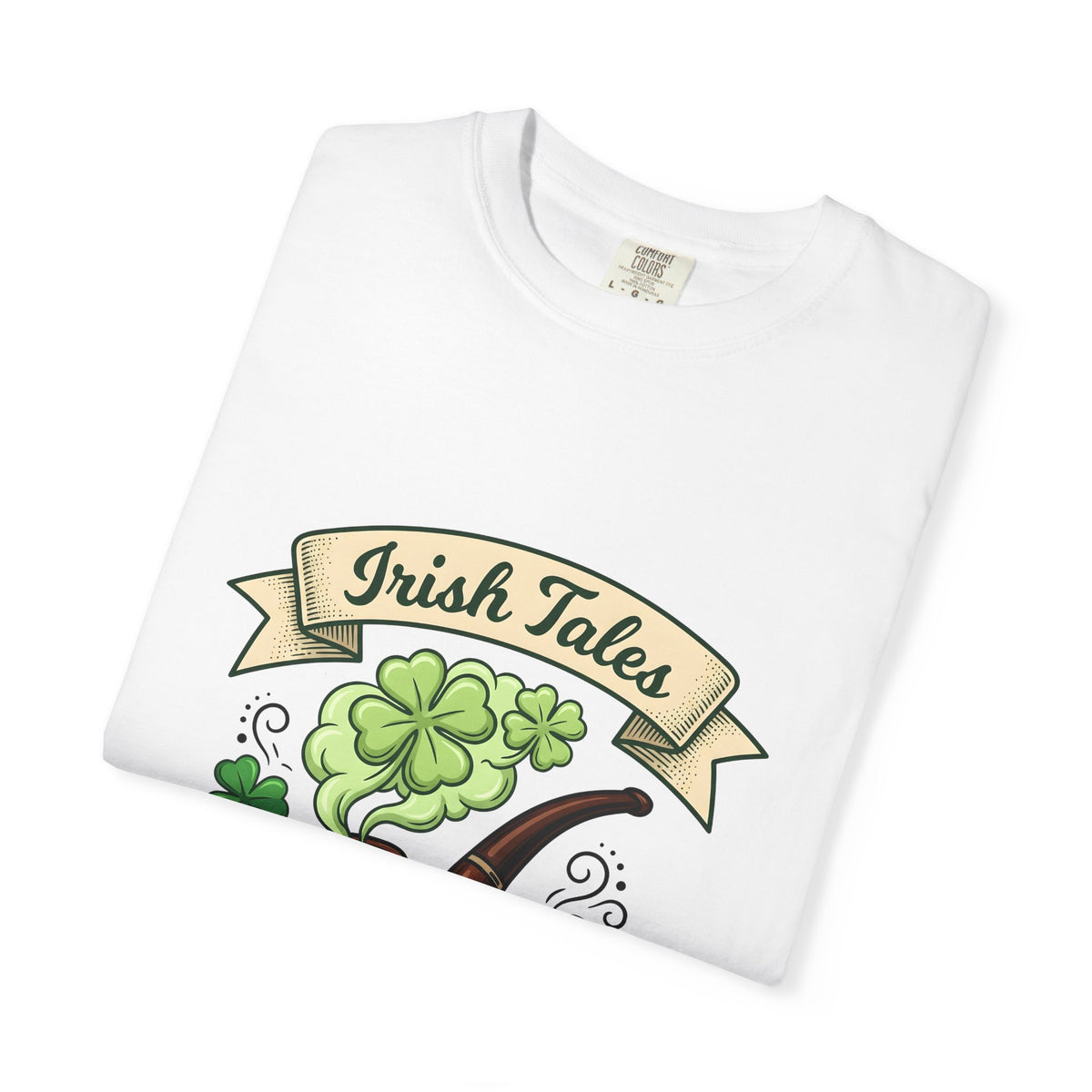Pipe Clover T-Shirt St Patrick's Day Gaelic Gift Women Animated T-Shirt Shamrock T-Shirt Irish Fan Cartoon T-Shirt Celtic Graphic Classic Lucky