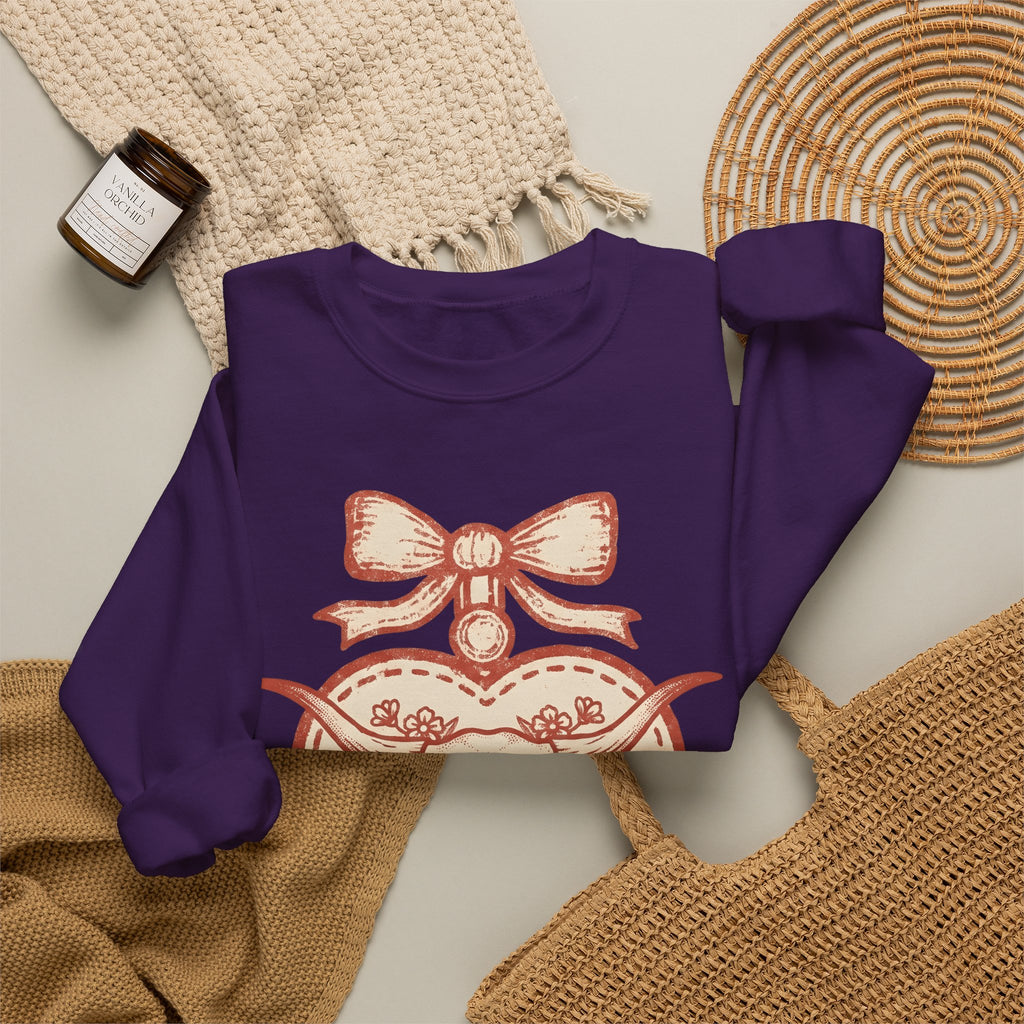 Steer Skull Cowgirl Hippie Gift Retro Bull Skull Rodeo Fan Vintage Bohemian Farmhouse Love Sweatshirt