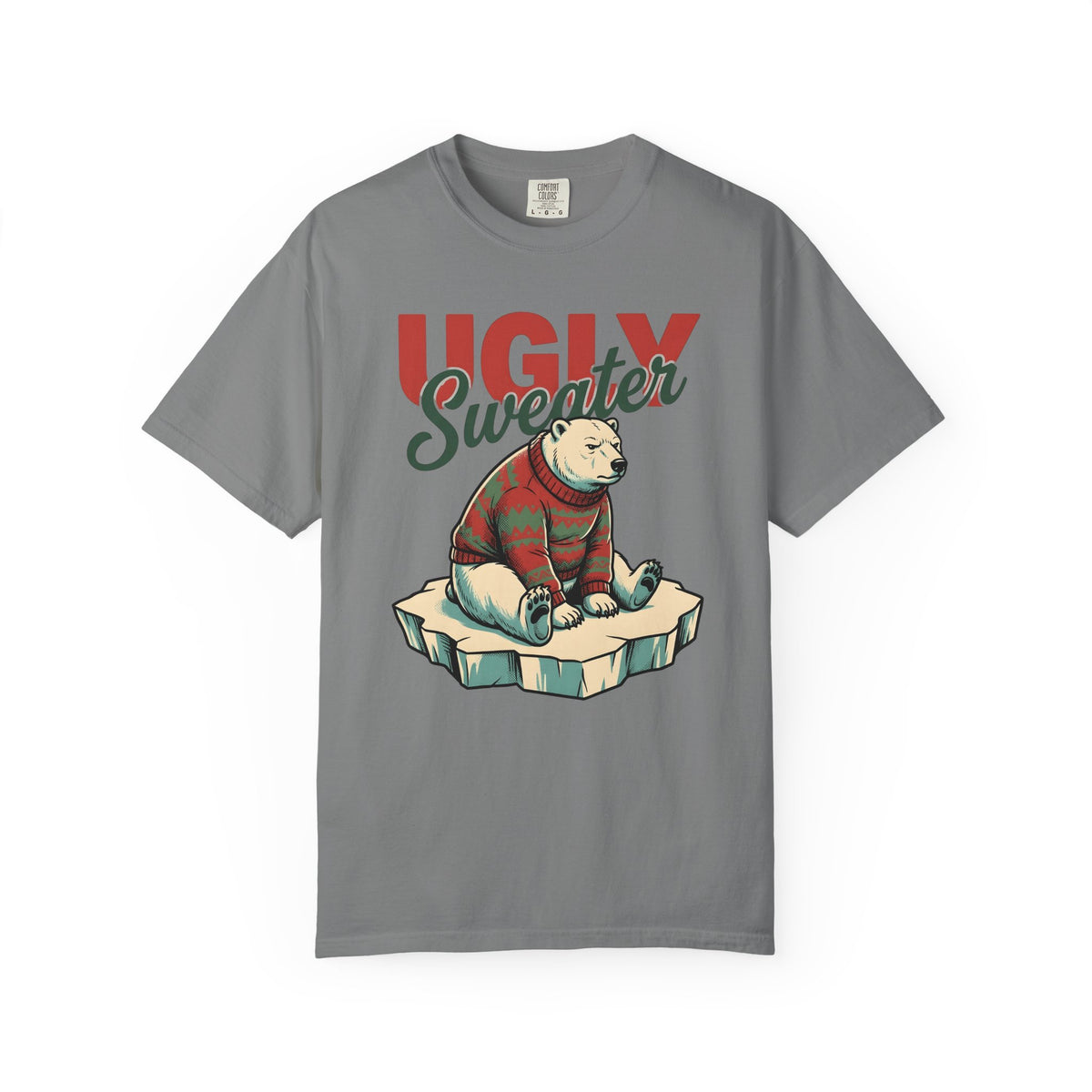 Arctic Bear Sweater Christmas Fauna Gift Nostalgic Polar Bear Xmas Fan Vintage Wildlife Doodle T-Shirt