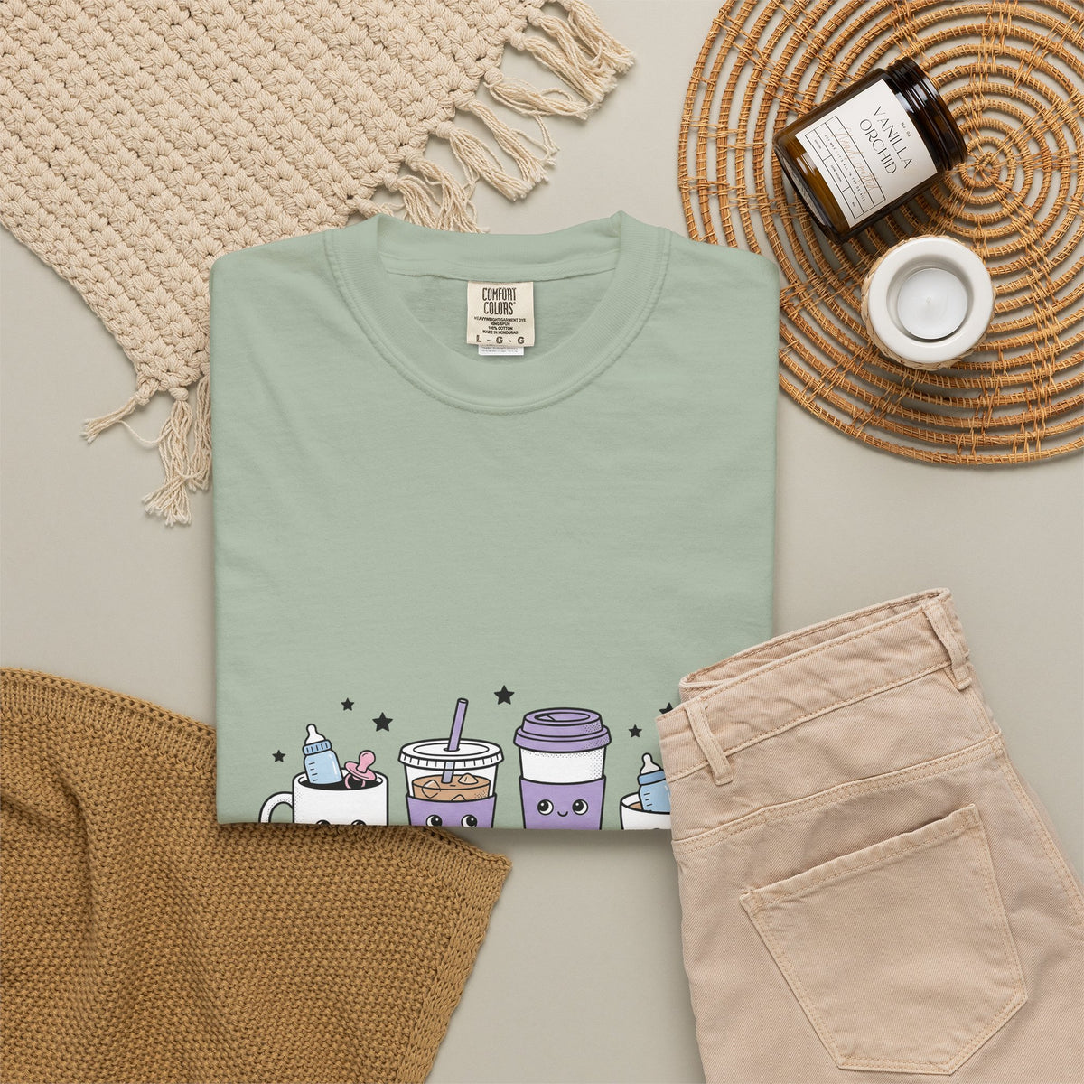 Adorable Coffee T-Shirt T-Shirt Nurse Espresso Gift Women Chibi T-Shirt Coffee Cup T-Shirt Healthcare Enthusiast Cartoon T-Shirt Coffee Graphic Sketch
