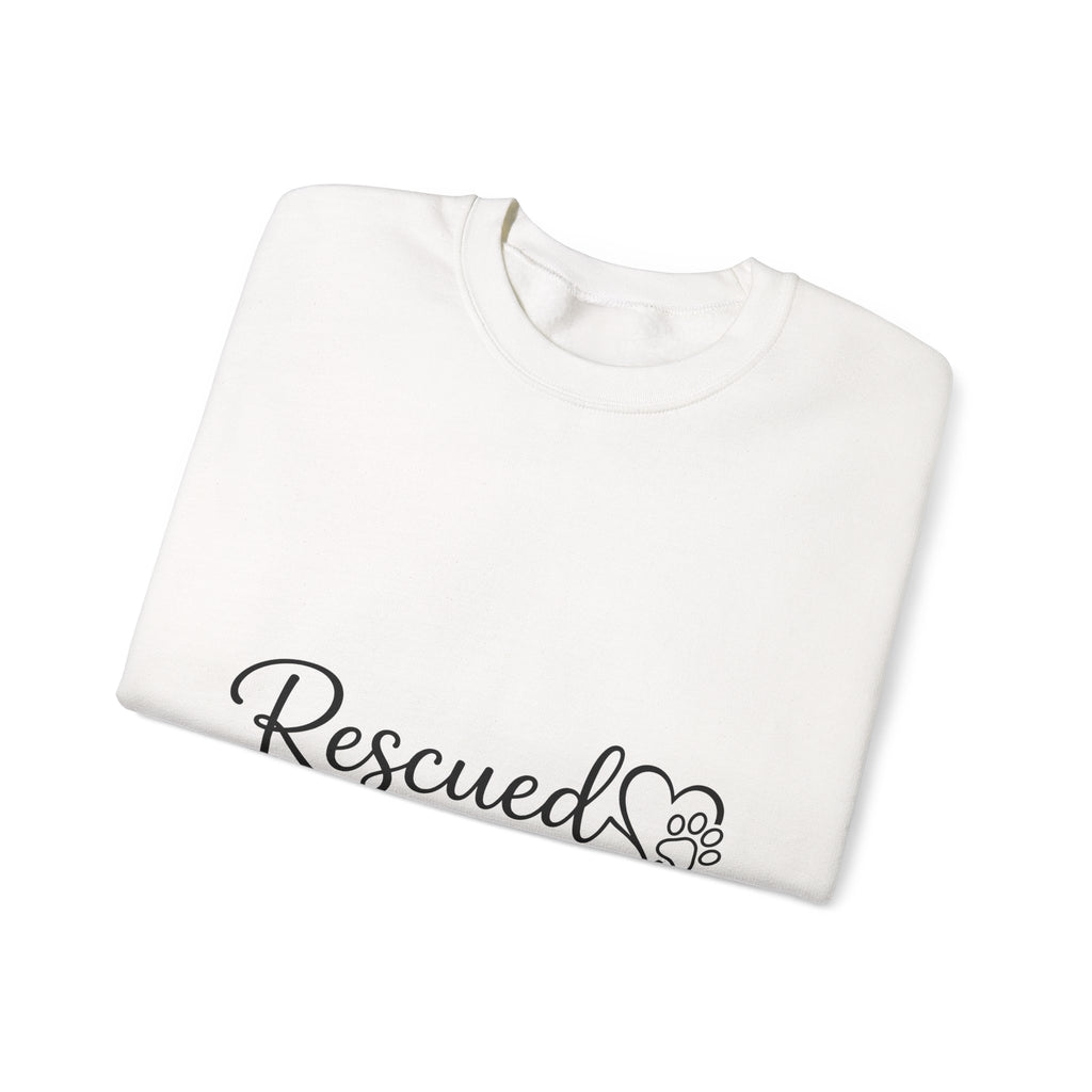 Pet Paw Heart Sweatshirt Dog Foster Gift Women Fresh Sweatshirt Paw Print Sweatshirt Dog Fan Canine Graphic Dog Rescue Graphic Sweatshirt Basic Calligraphy Text