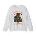 Witch Frogs Sweatshirt Halloween Animal Gift Women Cartoon Sweatshirt Toad Sweatshirt Horror Fan Comic Sweatshirt Creature Graphic Vintage Cauldrons Sweatshirt