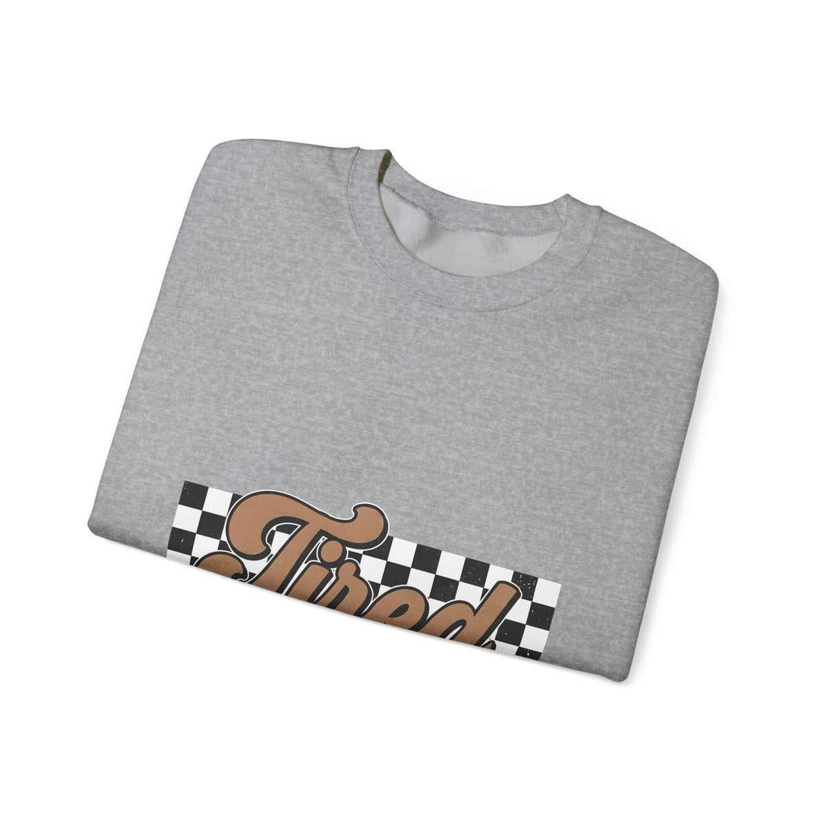 Cursive Font Sweatshirt Mom Comedy Gift Women Nostalgic Sweatshirt Script Sweatshirt Mother Fan Vintage Sweatshirt Humor Graphic Old-Fashioned Check Pattern