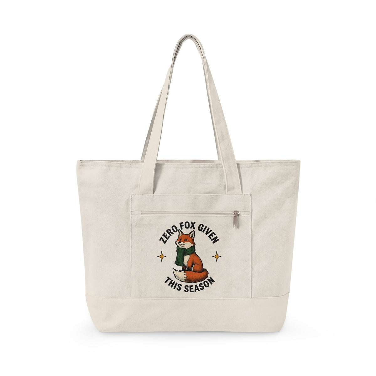Fox Holiday Wildlife Gift Retro Fox Christmas Fan Vintage Animal Sketch Neck Wrap Tote Bag