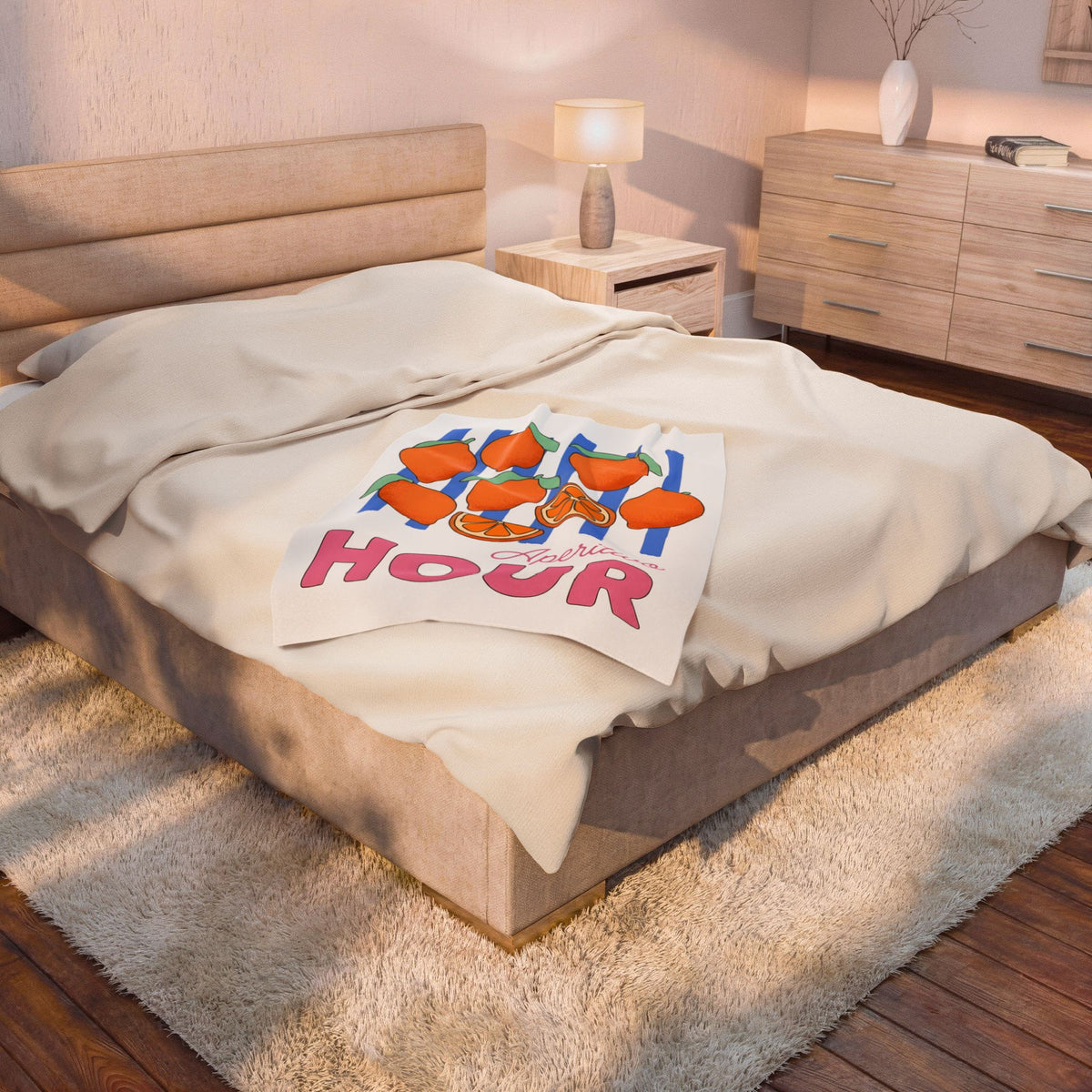 Lemon Fruit Blanket Drinks Vacation Gift Women Cartoon Blanket Citrus Blanket Beverage Fan Cocktail Graphic Classic Orange Segment Blanket