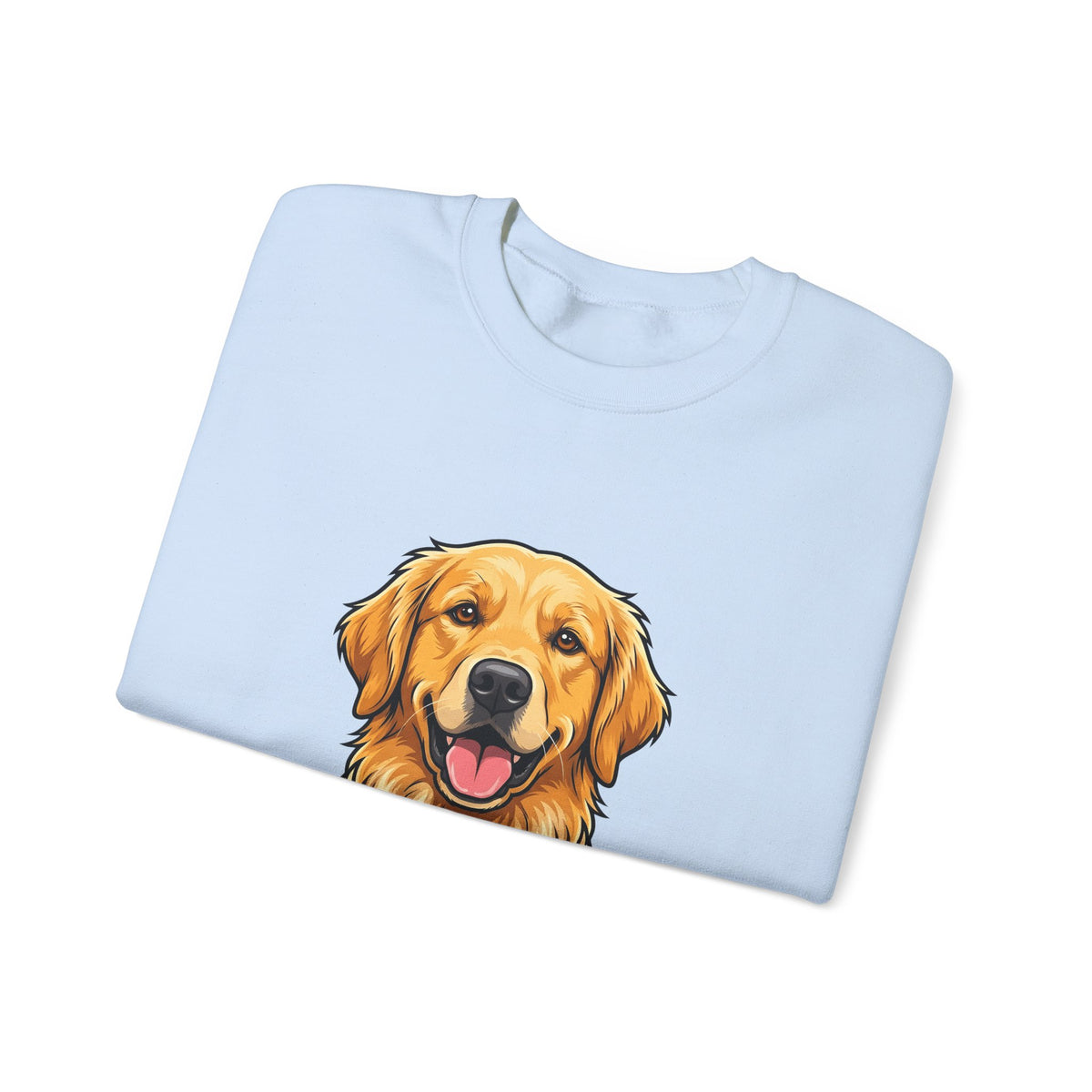 Golden Retriever Dog Pet Gift Cartoon Retriever Dog Fan Puppy Doggy Bold Fur Sweatshirt