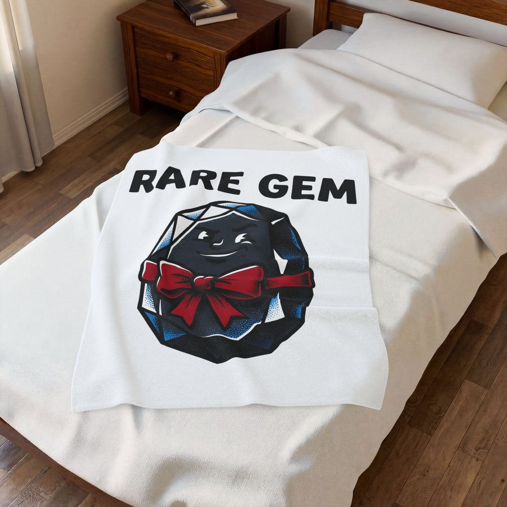 Jewel Icon Christmas Satire Gift Animation Gemstone Xmas Fan Cartoon Parody Classic Crimson Knot Blanket