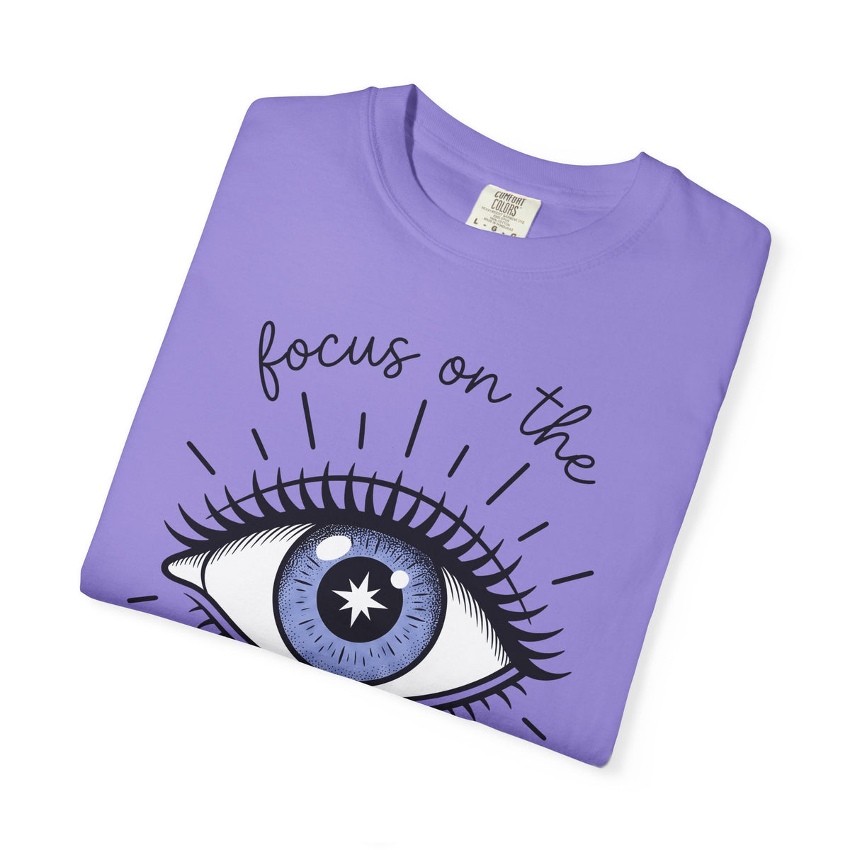 Enchanted Eye T-Shirt Boho Chic Mindfulness Gift Women Cartoon T-Shirt Mystic T-Shirt Hippie Fan Comix T-Shirt Meditation Graphic Sleek Glow T-Shirt