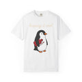 Penguin Nurse T-Shirt Nurse Wildlife Gift Women Comic T-Shirt Penguin T-Shirt Nursing Enthusiast Cartoon T-Shirt Wildlife Graphic Simple
