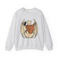 Bat Sculpture Sweatshirt Halloween Ghost Gift Women Mysterious Sweatshirt Statue Sweatshirt Horror Fan Dark Art Sweatshirt Specter Graphic Classic Night Bird