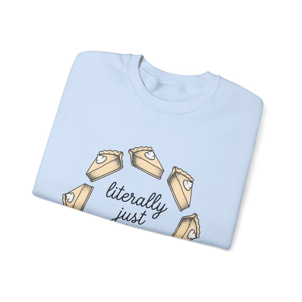 Pie Pieces Holiday Cuisine Gift Sketch Pastry Christmas Fan Hand Drawn Food Retro Cream Sweatshirt