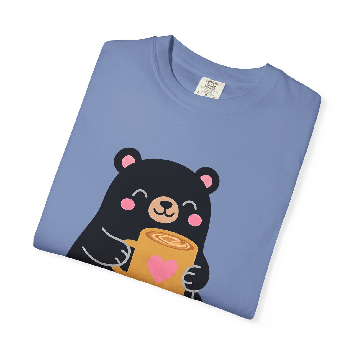 Bear Coffee Cup Coffee Animal Gift Cute Mug Coffee Fan Coffee Mug Kawaii Minimalist T-Shirt