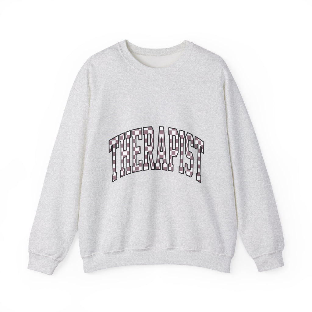 Therapist Phrase Sweatshirt Therapist Self Care Gift Women Pop Art Sweatshirt Counselor Sweatshirt Mental Health Professional Enthusiast Retro Sweatshirt