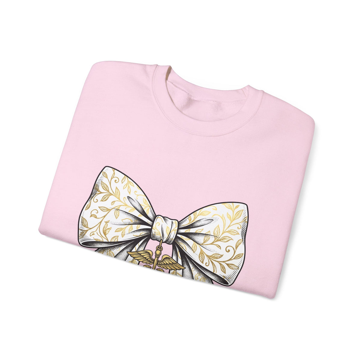 Medical Bow Sweatshirt Nurses Healthcare Gift Women Botanical Sweatshirt Medical Bow Tie Sweatshirt Nurse Enthusiast Botanical Illustration Medical Graphic