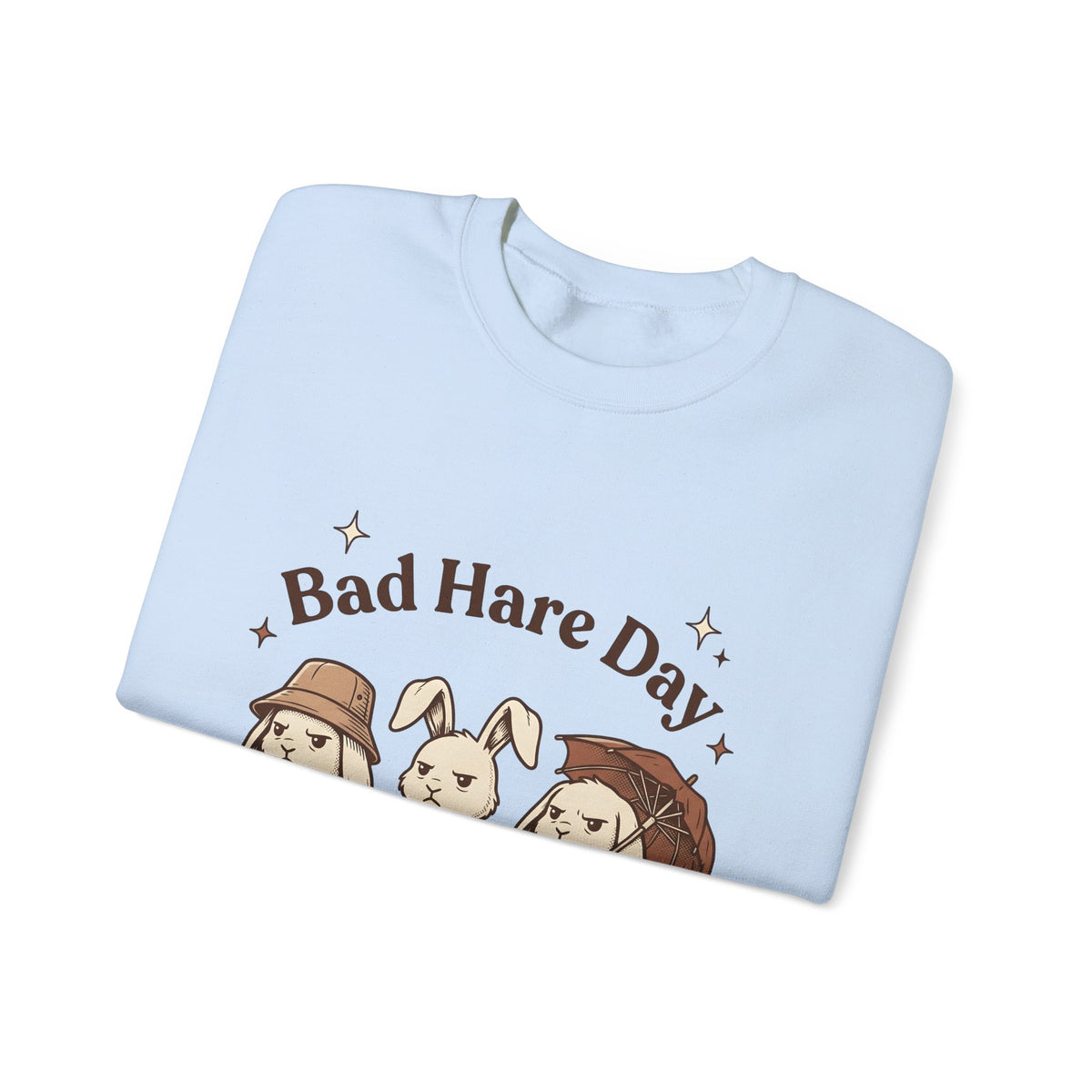 Moody Rabbits Sweatshirt Funny Pets Gift Women Animation Sweatshirt Bunny Sweatshirt Humor Fan Cartoon Sweatshirt Animal Graphic Classic Rainshade Sweatshirt