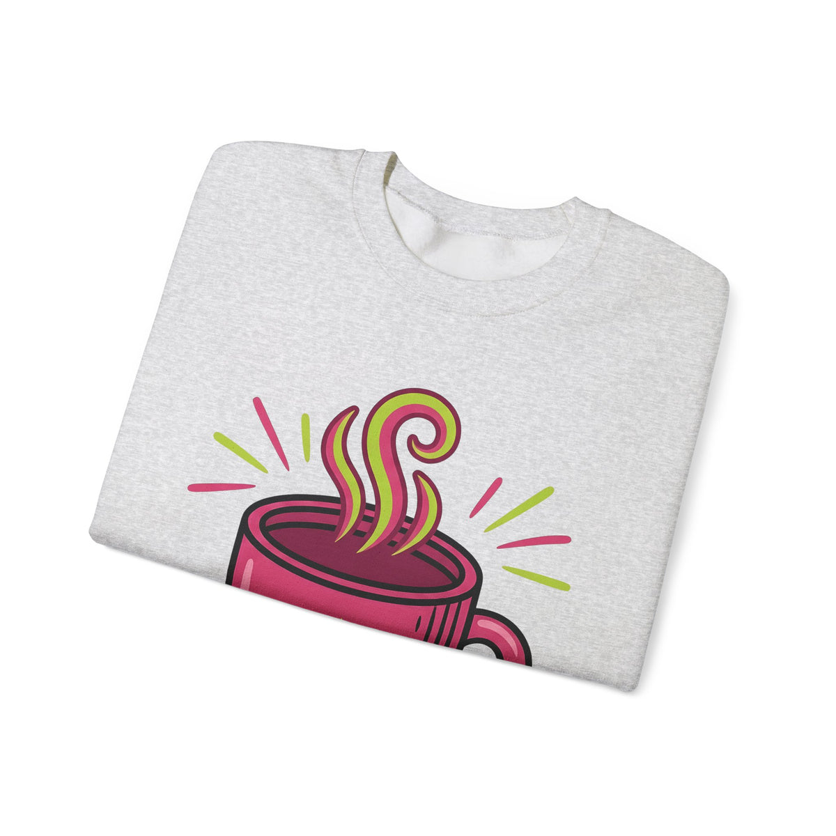 Coffee Cup Sweatshirt Coffee Brunch Gift Women Vintage Sweatshirt Sweatshirt Sweatshirt Coffee Fan Coffee Cup Sweatshirt Breakfast Graphic Comic Star Shape Sweatshirt