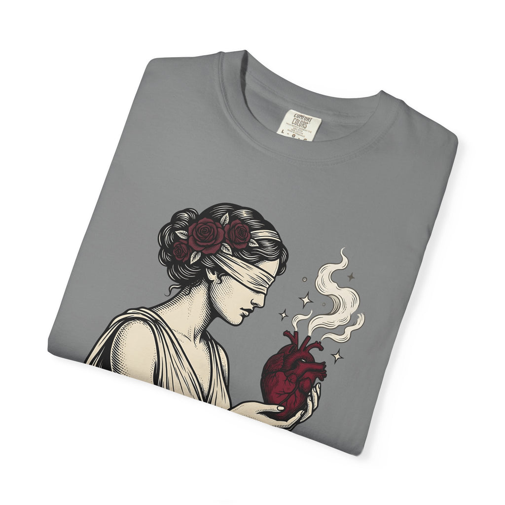 Goddess Love T-Shirt Boho Chic Magical Gift Women Sketch T-Shirt Divine Love T-Shirt Bohemian Fan Drawing Design Illustration Classic Bloom T-Shirt