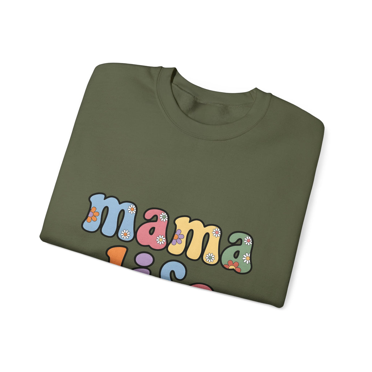 Bloom Typography Sweatshirt Moms Relatives Gift Women Boho Sweatshirt Typography Sweatshirt Motherhood Enthusiast Bohemian Sweatshirt Family Graphic Classic