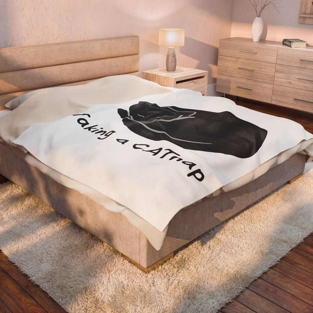 Dozing Feline Blanket Cat Creature Gift Women Geometric Blanket Cat Blanket Kitty Fan Abstract Blanket Beast Graphic Minimalist Claw Blanket