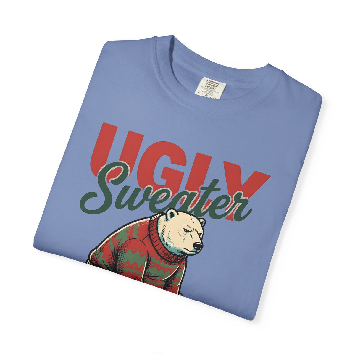 Arctic Bear Sweater Christmas Fauna Gift Nostalgic Polar Bear Xmas Fan Vintage Wildlife Doodle T-Shirt