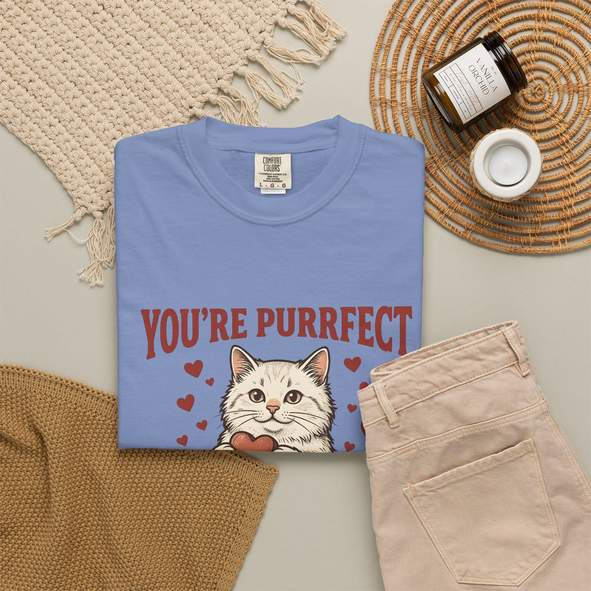Kitten T-Shirt T-Shirt Cat Hearts Gift Women Retro T-Shirt Coffee T-Shirt T-Shirt Cat Fan Feline T-Shirt Vintage T-Shirt Valentine Graphic Sketch Love Symbols