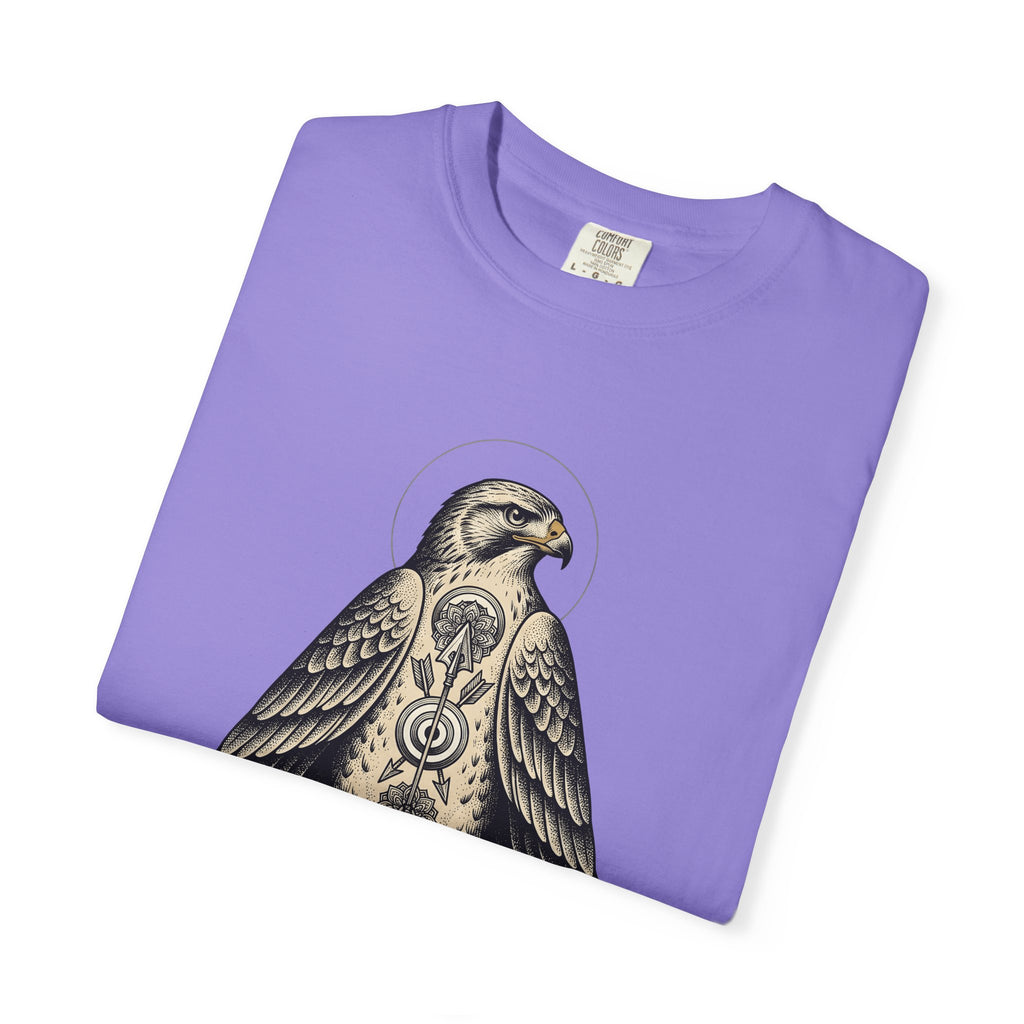 Eagle Design T-Shirt Sports Wildlife Gift Women Tribal T-Shirt Bald Eagle T-Shirt Athlete Fan Native T-Shirt Wildlife Graphic Classic Spear T-Shirt