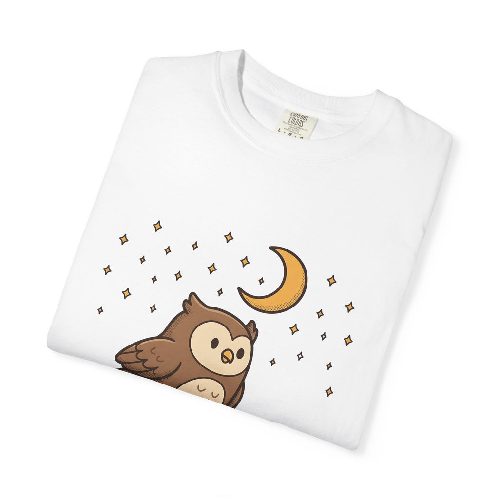 Owl Skating Shoes T-Shirt Sports Creatures Gift Women Kawaii T-Shirt Roller Skates T-Shirt Athlete Fan Animal Graphic T-Shirt Classic Music Player