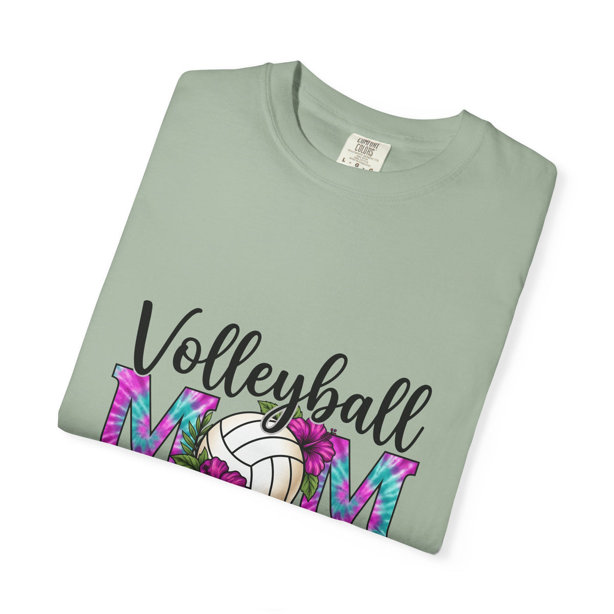 Volleyball Floral T-Shirt Volleyball Mom Sports Gift Women Tie Dye T-Shirt Volleyball T-Shirt Volleyball Enthusiast Batik T-Shirt Athletic Graphic