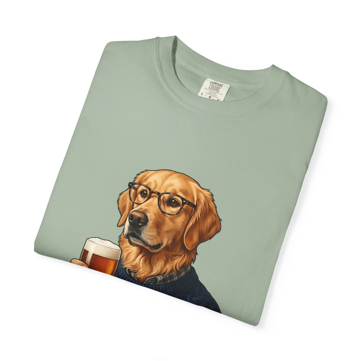 Golden Retriever Dog T-Shirt Dog Fun Gift Women Detailed T-Shirt Retriever T-Shirt Dog Fan Canine T-Shirt Humorous Graphic Old-Fashioned Lager
