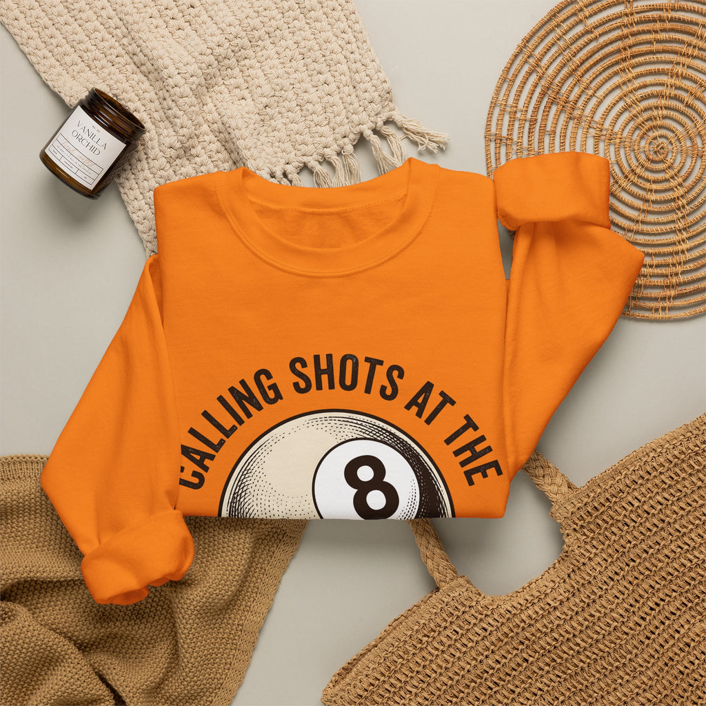 Billiard Ball Billiards Lounge Gift Retro Pool Ball Billiard Fan Vintage Bar Classic Heart Sweatshirt