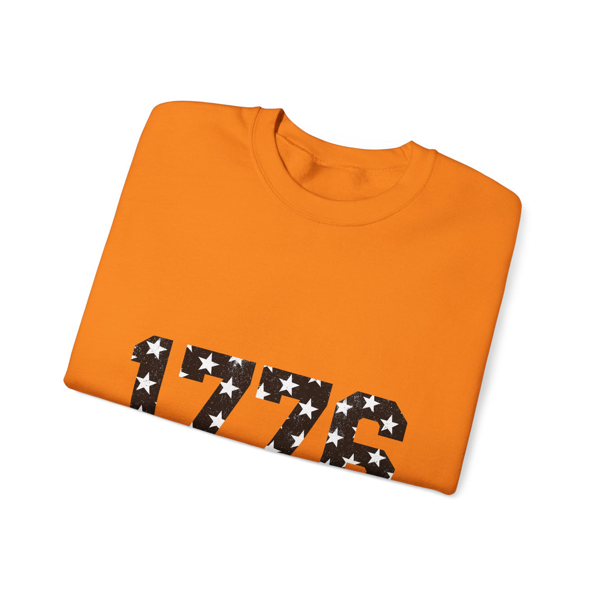 Star Pattern Digits 4Th Of July America Gift Grunge Number 4Th Of July Fan Sweatshirt