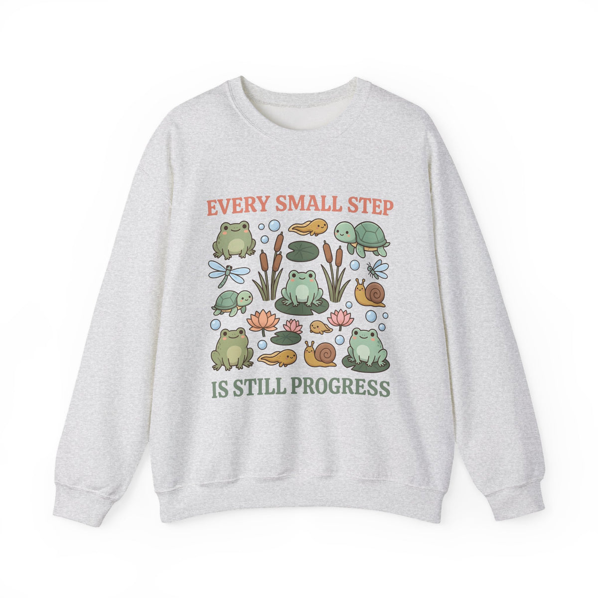 Frog Turtle Snail Sweatshirt Motivation Nature Gift Women Cartoon Sweatshirt Amphibian Sweatshirt Inspirational Enthusiast Comic Sweatshirt Environmental