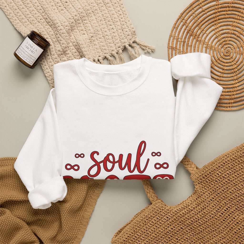 Soulmate Phrase Sweatshirt St. Valentine's Day Pairs Gift Women Cute Sweatshirt Soulmate Sweatshirt Valentine Fan Adorable Sweatshirt Couples Graphic Clean