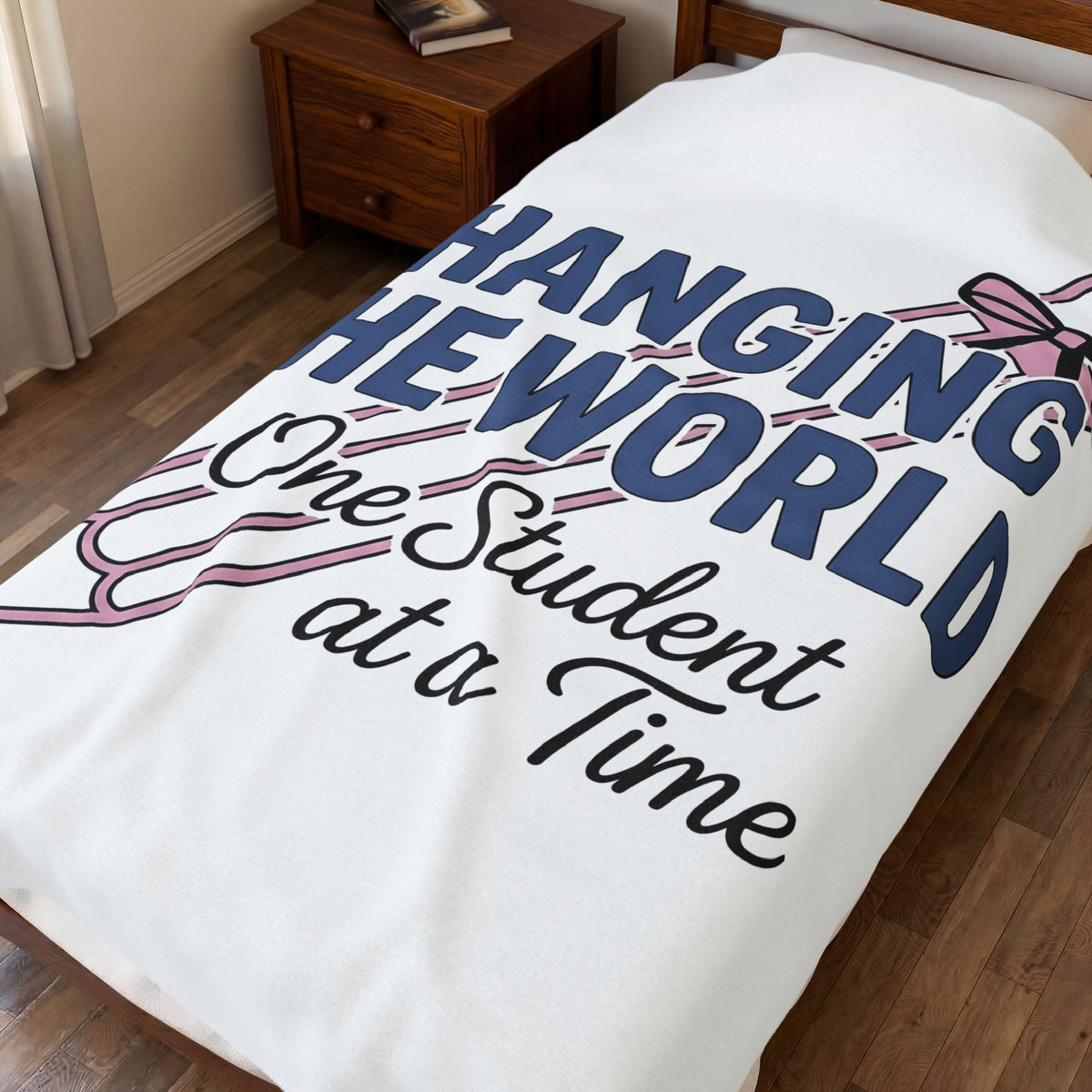 Graphite Bow Blanket Teachers Learning Gift Women Whimsical Blanket Graphite Arrow Blanket Educator Enthusiast Whimsy Blanket Education Graphic