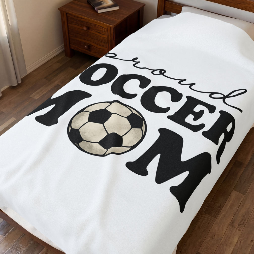 Soccer Ball Blanket Soccer Mom Fitness Gift Women Heavy Blanket Football Blanket Soccer Fan Grunge Blanket Workout Graphic Clean Sports Blanket
