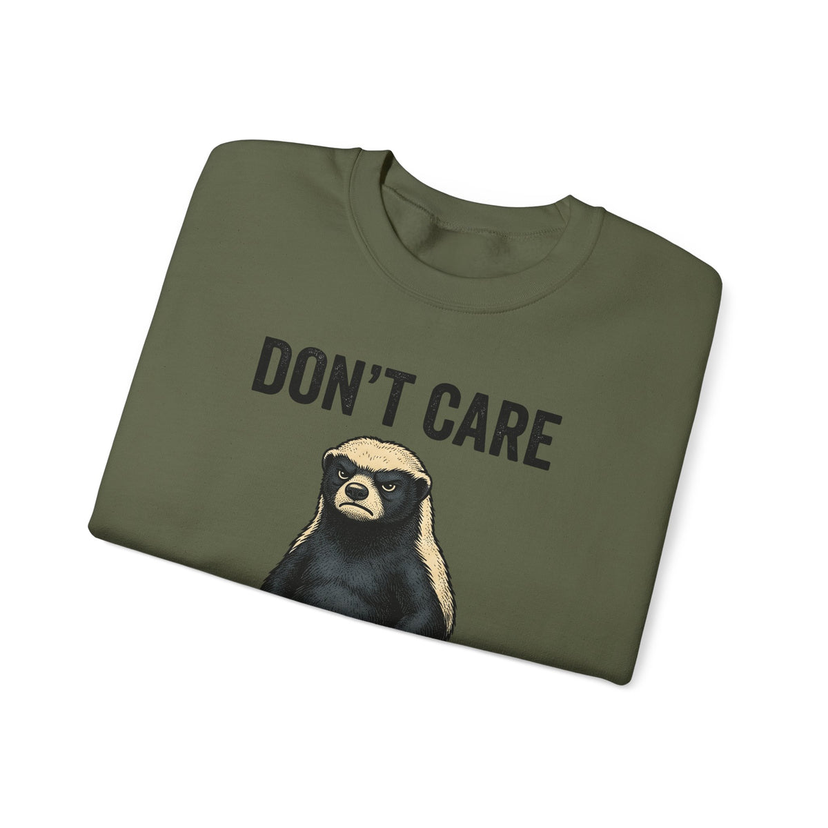 Honey Badger Boots Sweatshirt Cowgirl Wildlife Gift Women Retro Sweatshirt Combat Boots T