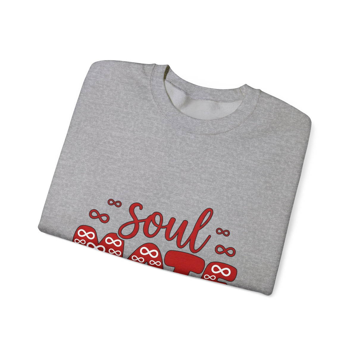 Soulmate Phrase Sweatshirt St. Valentine's Day Pairs Gift Women Cute Sweatshirt Soulmate Sweatshirt Valentine Fan Adorable Sweatshirt Couples Graphic Clean