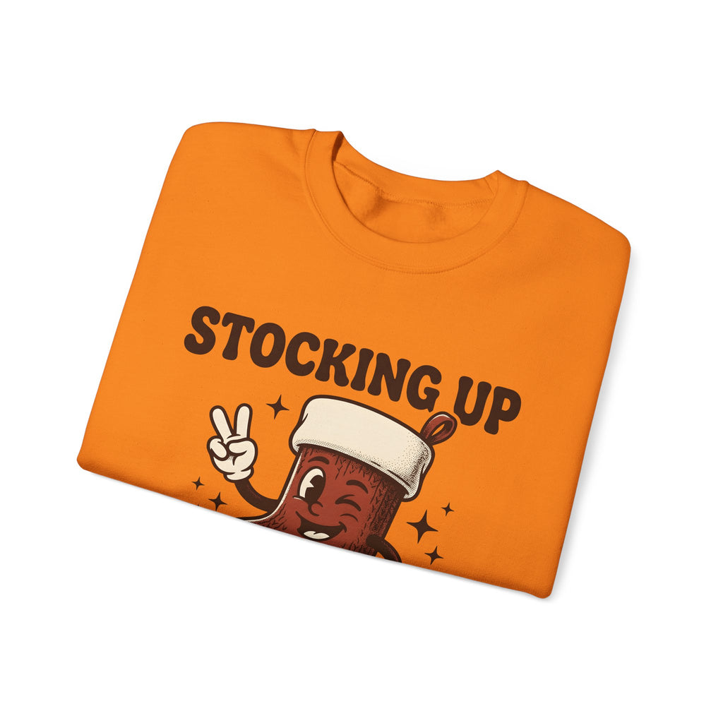 Christmas Stocking Character Christmas Humor Gift Vintage Stocking Holder Christmas Fan Retro Sweatshirt