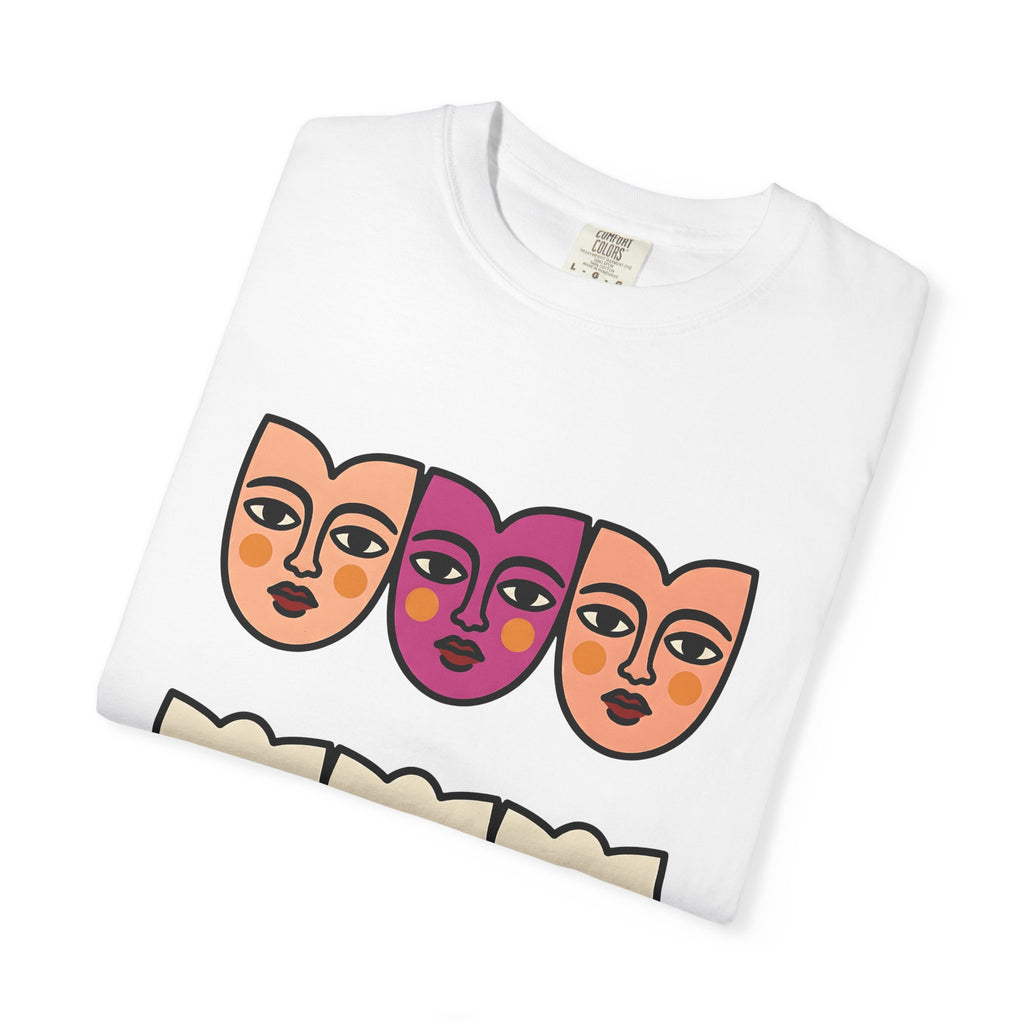 Abstract Faces T-Shirt Abstract Art Gift Women Modern T-Shirt Faces T-Shirt Art Fan Contemporary T-Shirt Artistic Graphic Minimal Bold Outlines