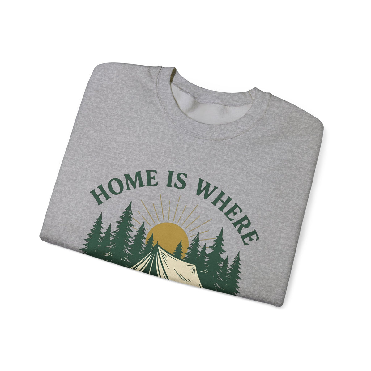 Outdoor Tent Sweatshirt Camping Adventure Gift Women Farmhouse Sweatshirt Canopy Sweatshirt Camper Enthusiast Rustic Sweatshirt Exploration Graphic Old School