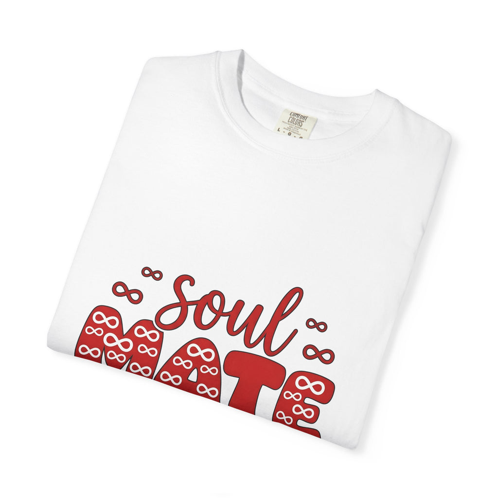 Soulmate Phrase T-Shirt St. Valentine's Day Pairs Gift Women Cute T-Shirt Soulmate T-Shirt Valentine Fan Adorable T-Shirt Couples Graphic Clean
