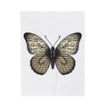 Butterfly Design Blanket Moms Environment Gift Women Sketch Blanket Butterfly Blanket Motherhood Fan Illustration Graphic Cartoon Keyboard Keys